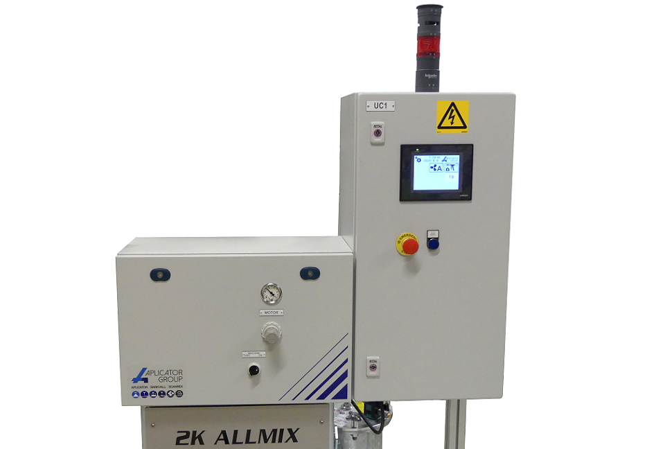 Versatile 2K metering, mixing and dispensing equipment